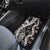 Hawaii Puakenikeni and Maile Lei Car Mats Black Japanese Wave Style - Polynesian Pride