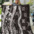 Hawaii Puakenikeni and Maile Lei Quilt Black Japanese Wave Style - Polynesian Pride