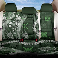 Hawaii Puakenikeni and Maile Lei Back Car Seat Cover Green Japanese Wave Style LT9 One Size Green - Polynesian Pride