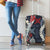 Hawaii Puakenikeni and Maile Lei Luggage Cover Navy Blue Japanese Wave Style - Polynesian Pride