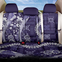 Hawaii Puakenikeni and Maile Lei Back Car Seat Cover Purple Japanese Wave Style LT9 One Size Purple - Polynesian Pride