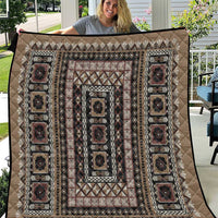Bula Fiji Quilt Vintage Fijian Tribal Tapa Pattern - Polynesian Pride