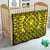 All Yellow Tonga Malo e lelei Quilt Vintage Ngatu Tribal Pattern - Polynesian Pride