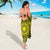 All Yellow Tonga Malo e lelei Sarong Vintage Ngatu Tribal Pattern - Polynesian Pride