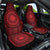 All Red Tonga Malo e lelei Car Seat Cover Vintage Ngatu Tribal Pattern - Polynesian Pride