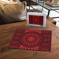All Red Tonga Malo e lelei Puzzle Vintage Ngatu Tribal Pattern LT9 - Polynesian Pride