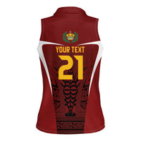 2026 Rugby Nations Series Custom Tonga Ikale Tahi Women Sleeveless Polo Shirt LT9 - Polynesian Pride