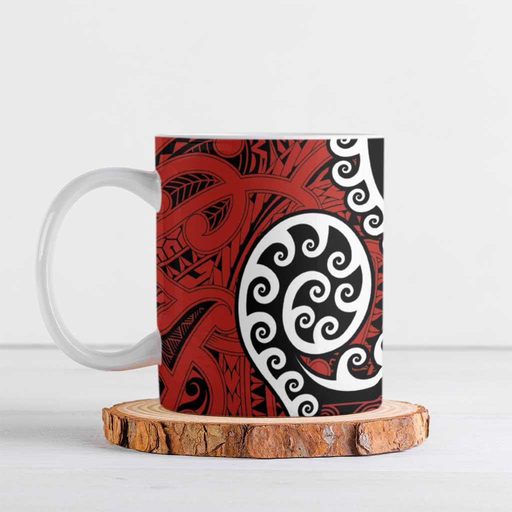 Honour The Treaty New Zealand Ceramic Mug Toitu Te Tiriti Ake Ake Ake - Polynesian Pride