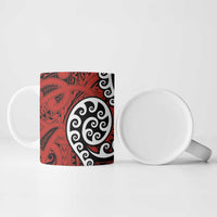 Honour The Treaty New Zealand Ceramic Mug Toitu Te Tiriti Ake Ake Ake - Polynesian Pride