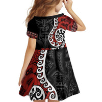 Honour The Treaty New Zealand Family Matching Tank Maxi Dress and Hawaiian Shirt Toitu Te Tiriti Ake!Ake!Ake! LT9 - Polynesian Pride
