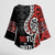 Honour The Treaty New Zealand Kimono Sleeve Blouse Toitu Te Tiriti Ake Ake Ake - Polynesian Pride
