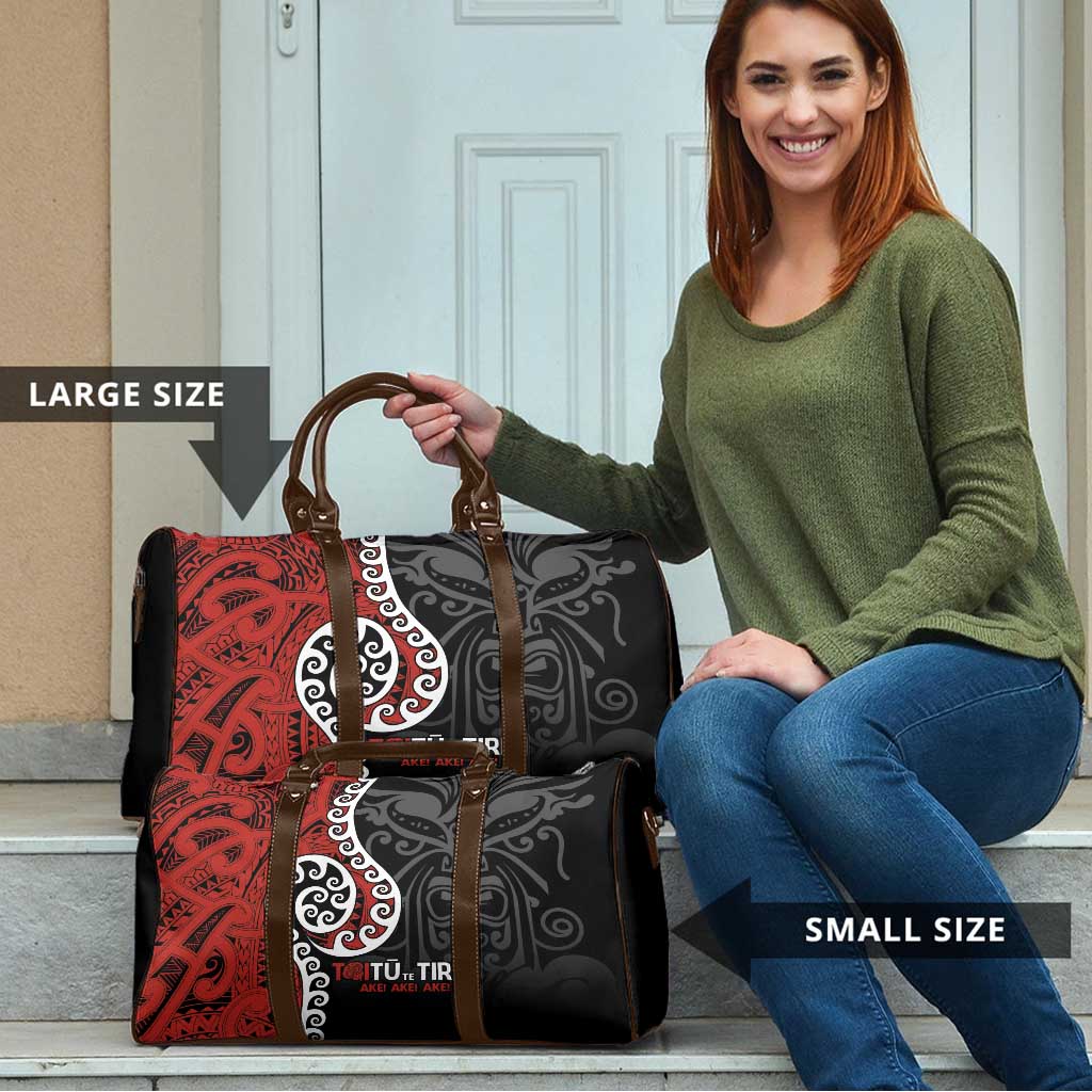 Honour The Treaty New Zealand Travel Bag Toitu Te Tiriti Ake Ake Ake - Polynesian Pride