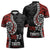 Honour The Treaty New Zealand Zipper Polo Shirt Toitu Te Tiriti Ake Ake Ake - Polynesian Pride