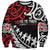 Honour The Treaty New Zealand Personalised Sweatshirt Toitu Te Tiriti Half Fern with Haka dance