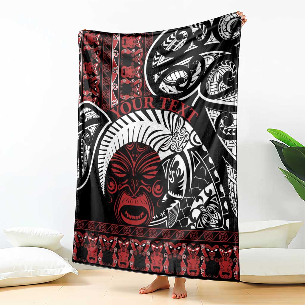 Honour The Treaty New Zealand Personalised Blanket Toitu Te Tiriti Indigenous Maori Face