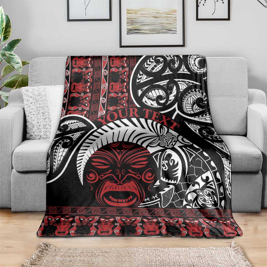Honour The Treaty New Zealand Personalised Blanket Toitu Te Tiriti Indigenous Maori Face