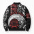 Honour The Treaty New Zealand Personalised Bomber Puffer Jacket Toitu Te Tiriti Indigenous Maori Face - Polynesian Pride
