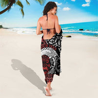 Honour The Treaty New Zealand Personalised Sarong Toitu Te Tiriti Indigenous Maori Face