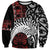 Honour The Treaty New Zealand Personalised Sweatshirt Toitu Te Tiriti Indigenous Maori Face