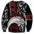 Honour The Treaty New Zealand Personalised Sweatshirt Toitu Te Tiriti Indigenous Maori Face