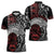 Honour The Treaty New Zealand Personalised Zipper Polo Shirt Toitu Te Tiriti Indigenous Maori Face - Polynesian Pride