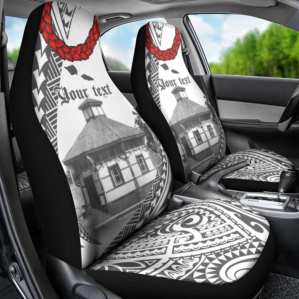 Samoa Mau Movement House Personalised Car Seat Cover Fa'a Samoa The Samoan Way LT9 - Polynesian Pride