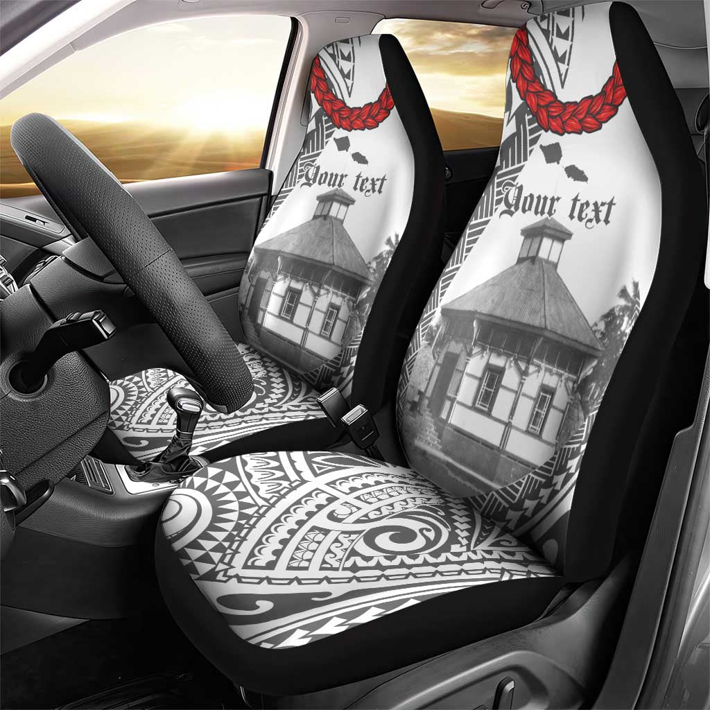 Samoa Mau Movement House Personalised Car Seat Cover Fa'a Samoa The Samoan Way LT9 - Polynesian Pride