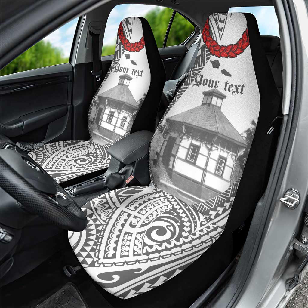 Samoa Mau Movement House Personalised Car Seat Cover Fa'a Samoa The Samoan Way LT9 - Polynesian Pride
