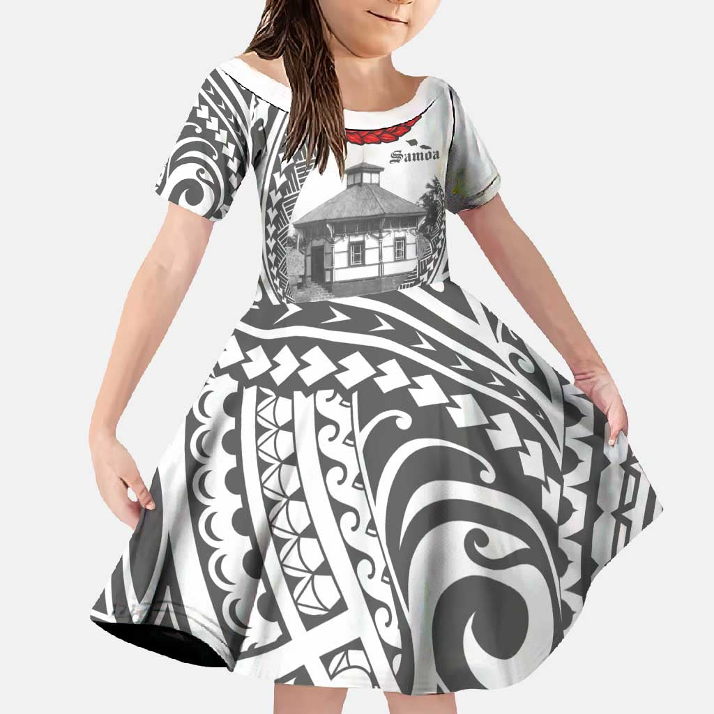 Samoa Mau Movement House Personalised Family Matching Mermaid Dress and Hawaiian Shirt Fa'a Samoa The Samoan Way