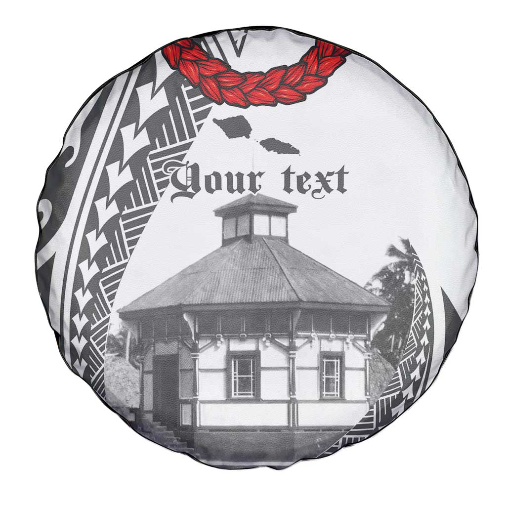 Samoa Mau Movement House Personalised Spare Tire Cover Fa'a Samoa The Samoan Way