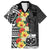 Samoa Tribal Hibiscus Flowers Family Matching Tank Maxi Dress and Hawaiian Shirt