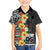 Samoa Tribal Hibiscus Flowers Family Matching Tank Maxi Dress and Hawaiian Shirt