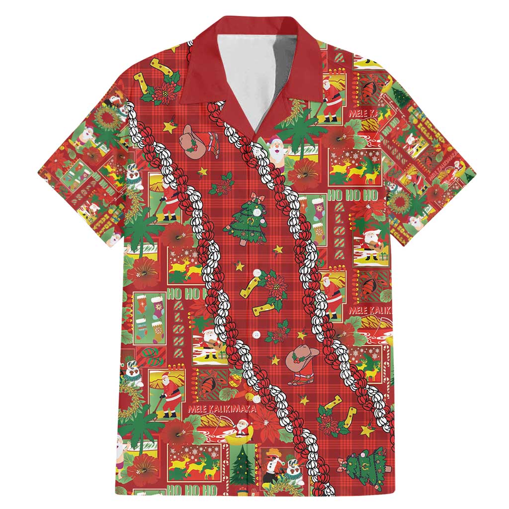 Mele Kalikimaka Pakalana Pikake Lei Family Matching Mermaid Dress and Hawaiian Shirt Hawaiian Rodeo Paniolo Omaomao Palaka - Polynesian Pride