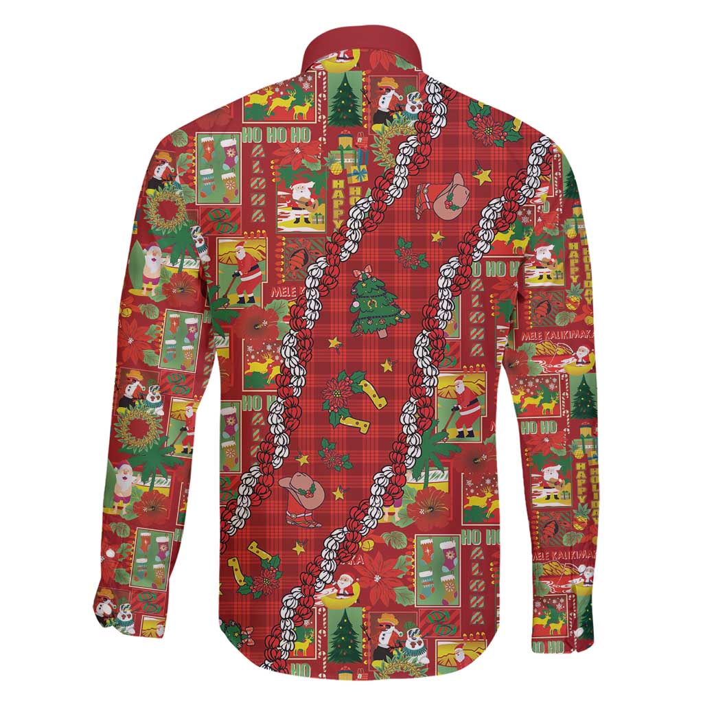 Mele Kalikimaka Pakalana Pikake Lei Family Matching Summer Maxi Dress and Hawaiian Shirt Hawaiian Rodeo Paniolo Omaomao Palaka - Polynesian Pride