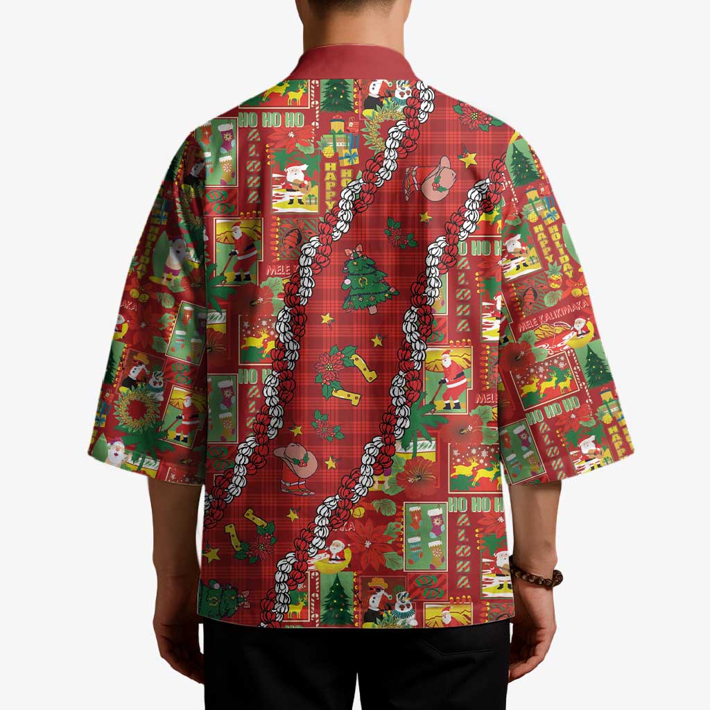 Mele Kalikimaka Pakalana Pikake Lei Kimono Hawaiian Rodeo Paniolo Omaomao Palaka - Polynesian Pride