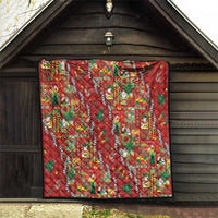 Mele Kalikimaka Pakalana Pikake Lei Quilt Hawaiian Rodeo Paniolo Omaomao Palaka - Polynesian Pride