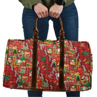 Mele Kalikimaka Pakalana Pikake Lei Travel Bag Hawaiian Rodeo Paniolo Omaomao Palaka - Polynesian Pride