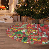 Mele Kalikimaka Pakalana Pikake Lei Tree Skirt Hawaiian Rodeo Paniolo Omaomao Palaka - Polynesian Pride
