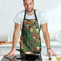 Mele Kalikimaka Pakalana Pikake Lei Apron Hawaiian Rodeo Paniolo Ulaula Palaka - Polynesian Pride