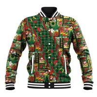 Mele Kalikimaka Pakalana Pikake Lei Baseball Jacket Hawaiian Rodeo Paniolo Ulaula Palaka - Polynesian Pride