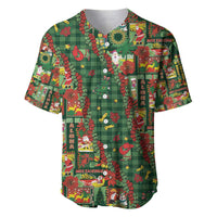 Mele Kalikimaka Pakalana Pikake Lei Baseball Jersey Hawaiian Rodeo Paniolo Ulaula Palaka - Polynesian Pride