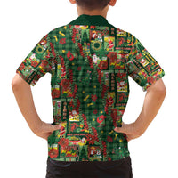 Mele Kalikimaka Pakalana Pikake Lei Family Matching Puletasi and Hawaiian Shirt Hawaiian Rodeo Paniolo Ulaula Palaka - Polynesian Pride