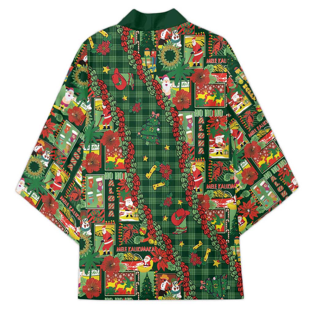 Mele Kalikimaka Pakalana Pikake Lei Kimono Hawaiian Rodeo Paniolo Ulaula Palaka - Polynesian Pride