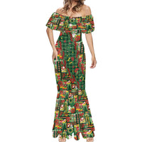 Mele Kalikimaka Pakalana Pikake Lei Mermaid Dress Hawaiian Rodeo Paniolo Ulaula Palaka - Polynesian Pride