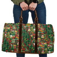 Mele Kalikimaka Pakalana Pikake Lei Travel Bag Hawaiian Rodeo Paniolo Ulaula Palaka - Polynesian Pride