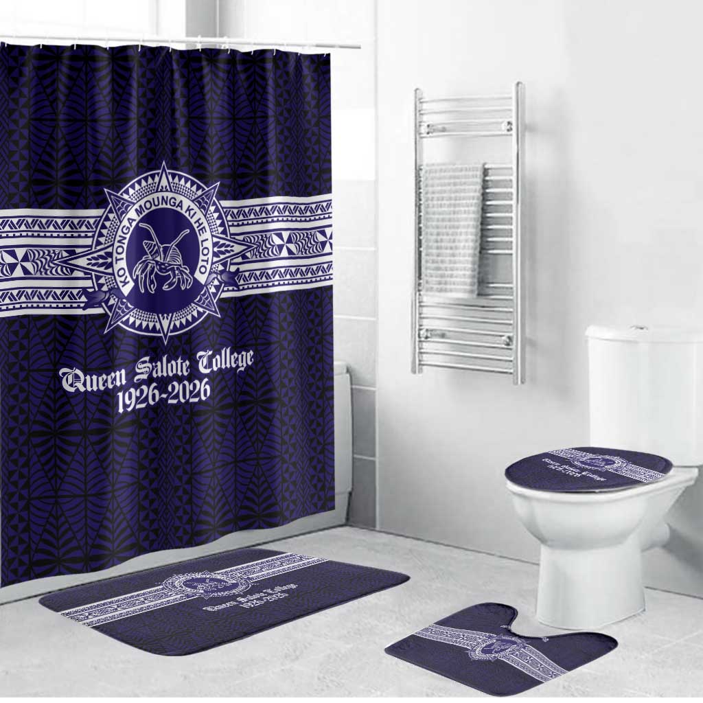 Tonga Queen Salote College 100 years Bathroom Set QSC 1926-2026 Tongan Pattern