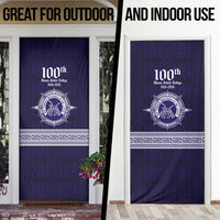 Tonga Queen Salote College 100 years Door Cover QSC 1926-2026 Tongan Pattern