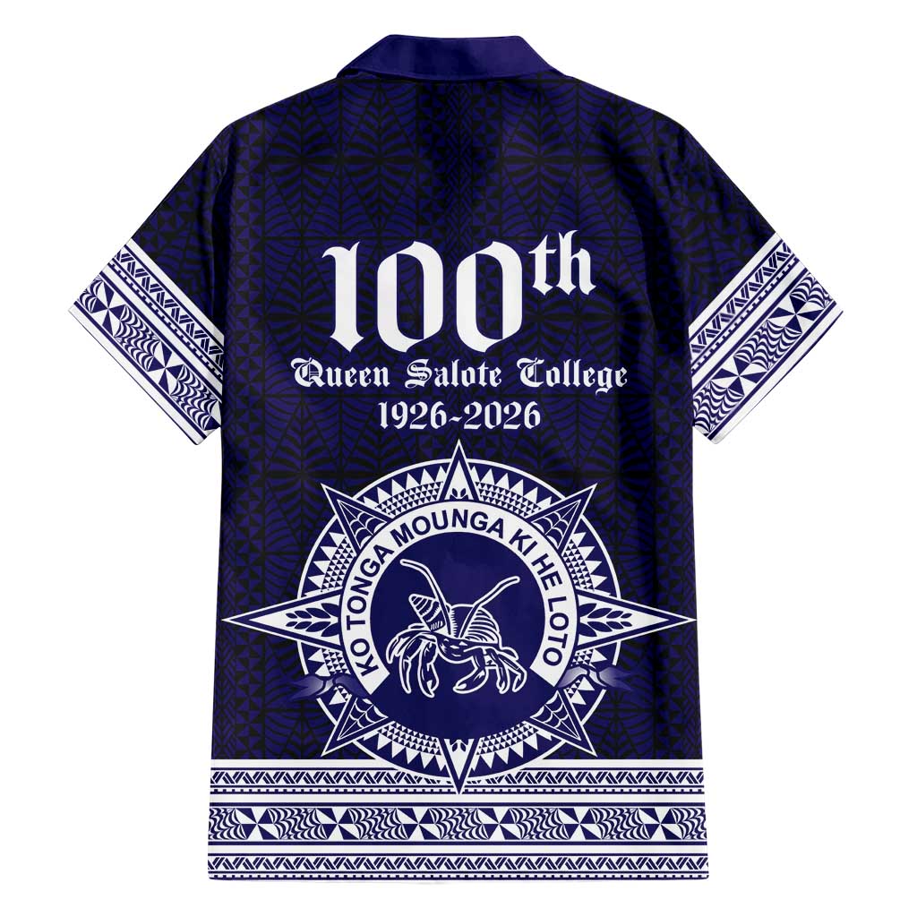 Tonga Queen Salote College 100 years Family Matching Puletasi and Hawaiian Shirt QSC 1926-2026 Tongan Pattern LT9 - Polynesian Pride