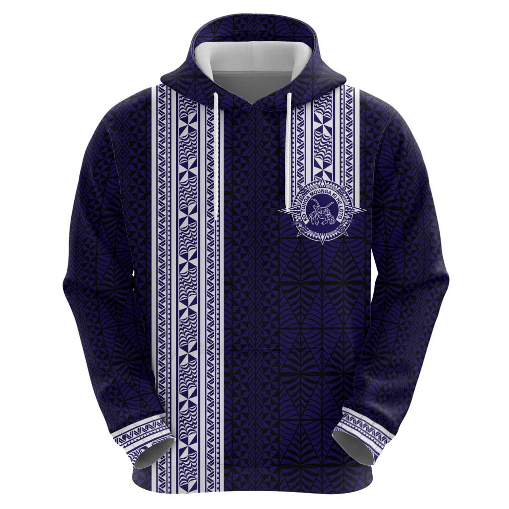 Tonga Queen Salote College 100 years Hoodie QSC 1926-2026 Tongan Pattern LT9 - Polynesian Pride