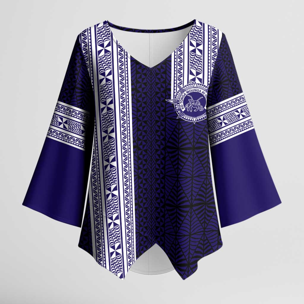 Tonga Queen Salote College 100 years Kimono Sleeve Blouse QSC 1926-2026 Tongan Pattern